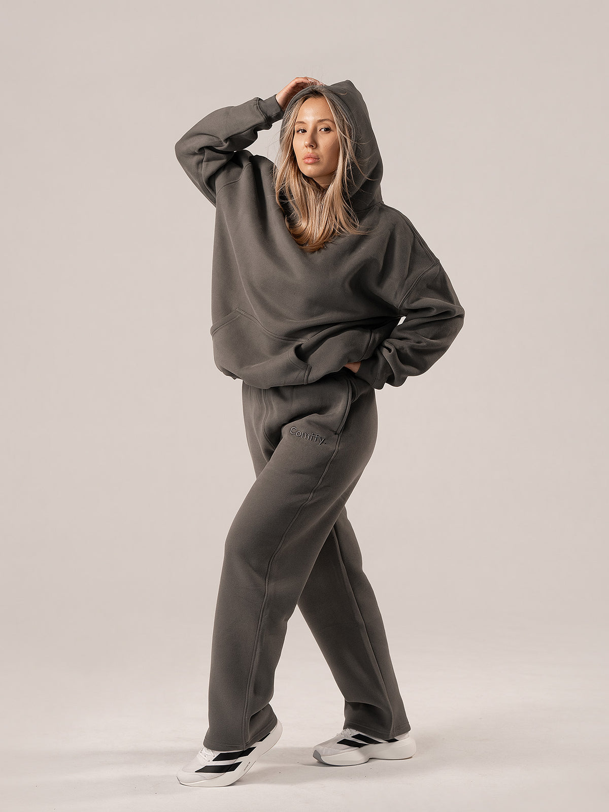 Tracksuits with drawstring - graphite