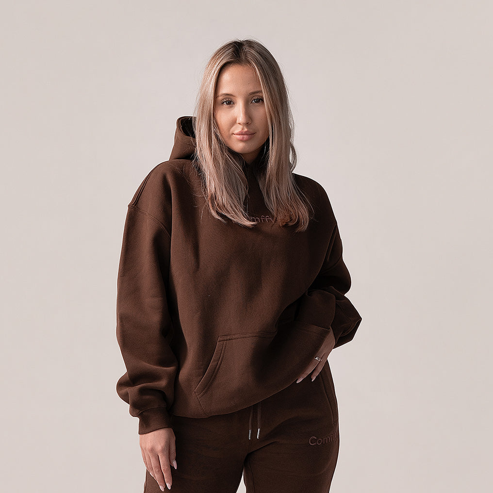 Hoodie - chocolate