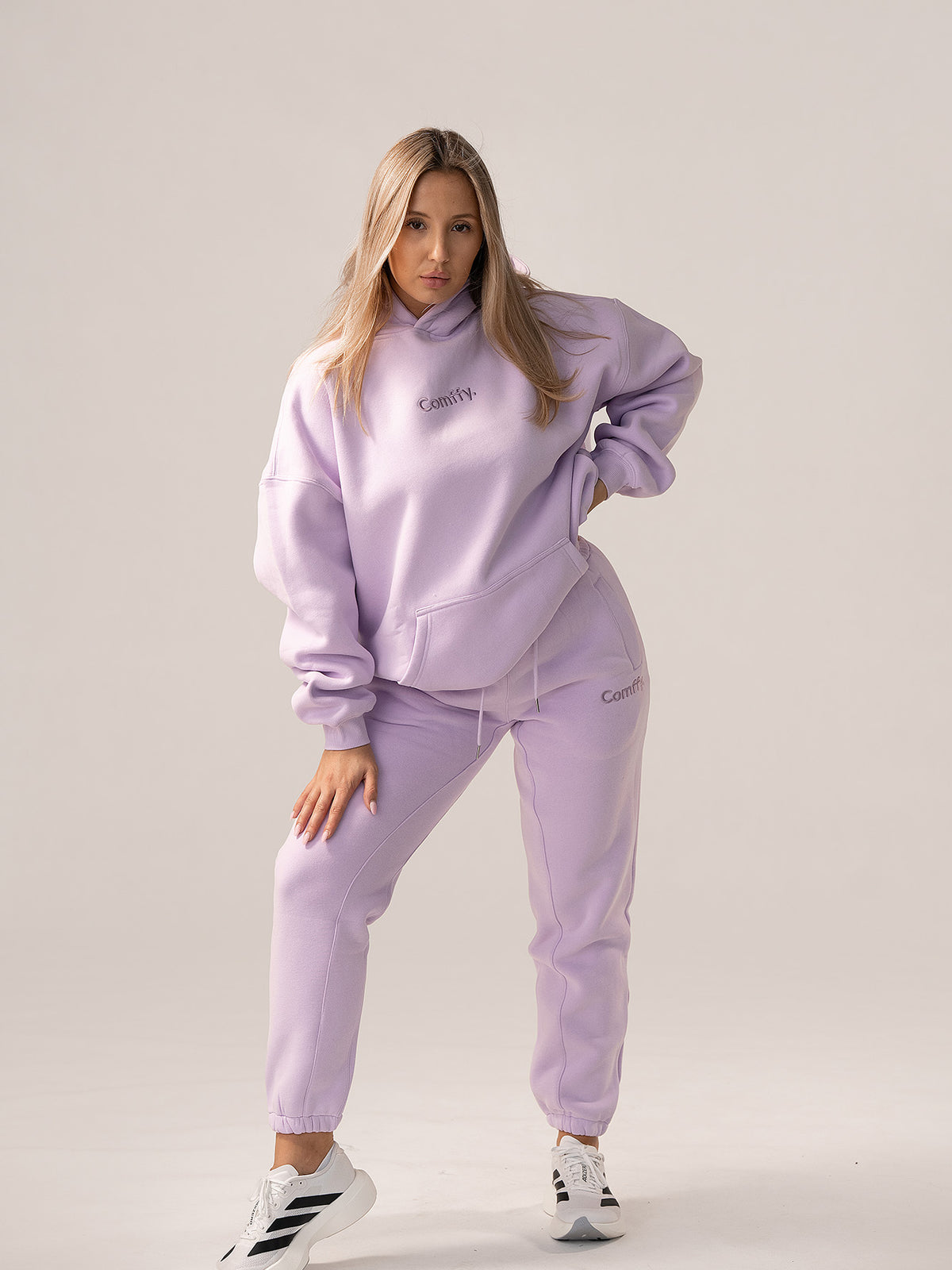 Tracksuits with drawstring - lilac