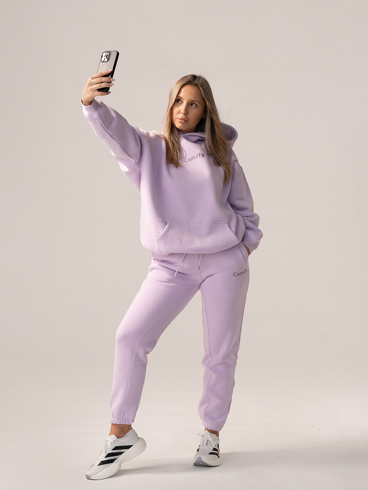 Tracksuits with drawstring - lilac