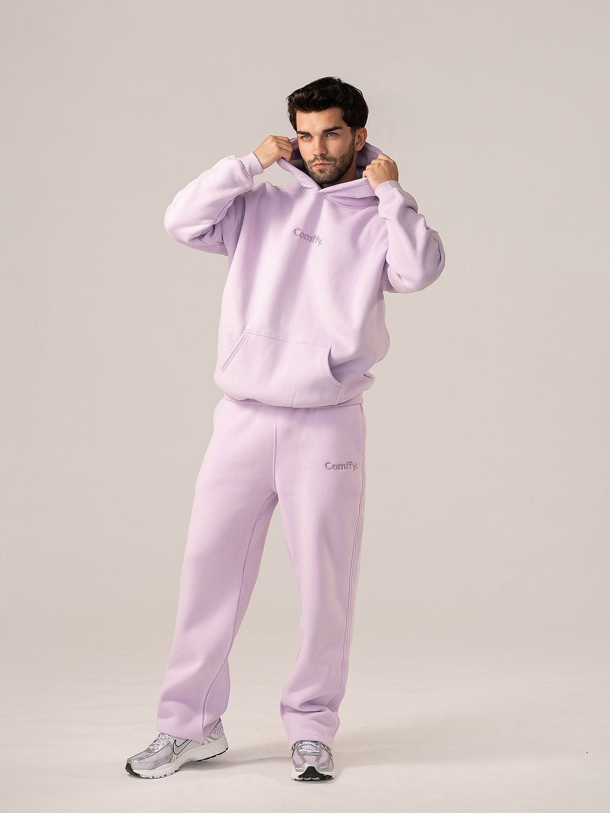 Straight leg tracksuits - lilac