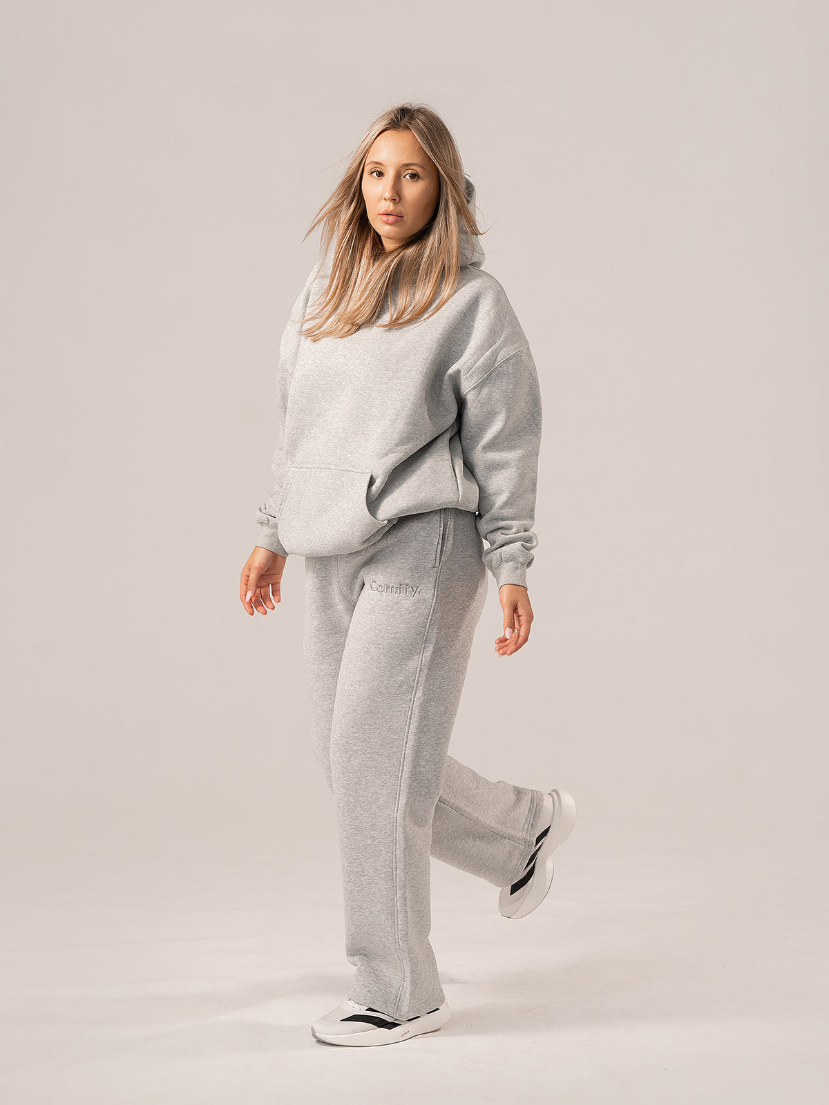 Straight leg tracksuits - melange